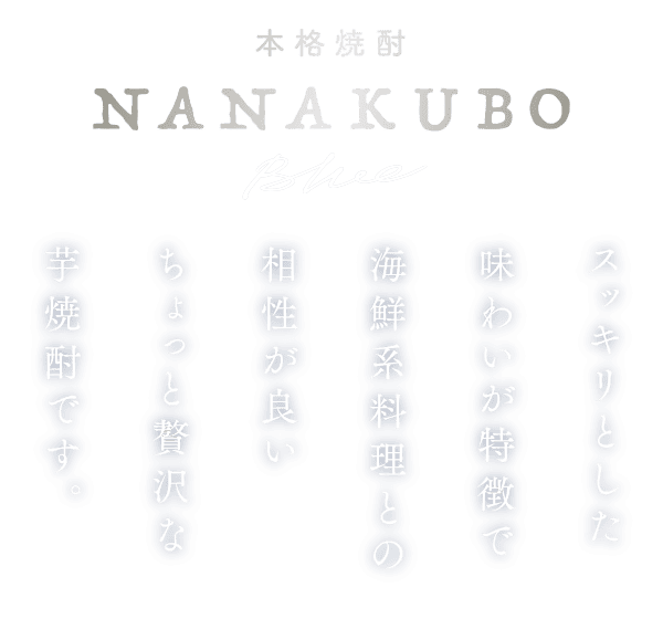 本格焼酎NANAKUBO Blue